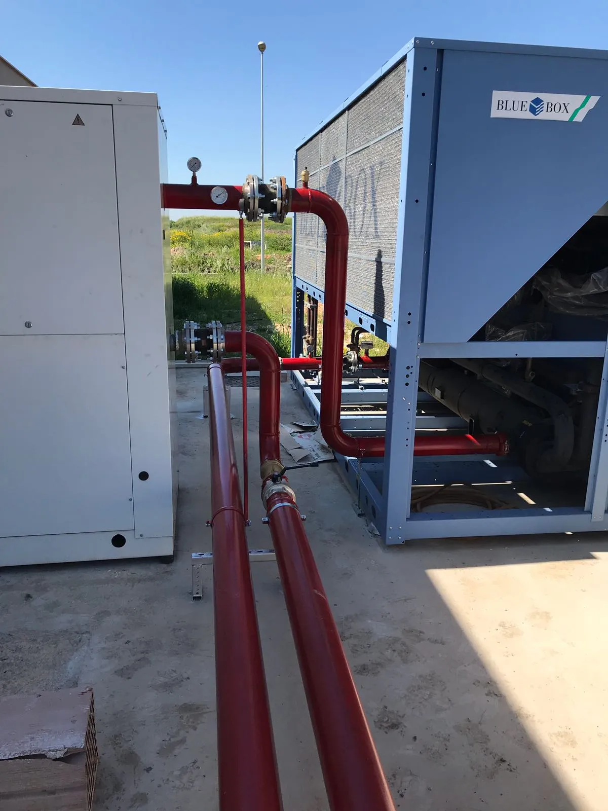 Pompe di calore e tubazioni, Comando Vigili del Fuoco di Foggia