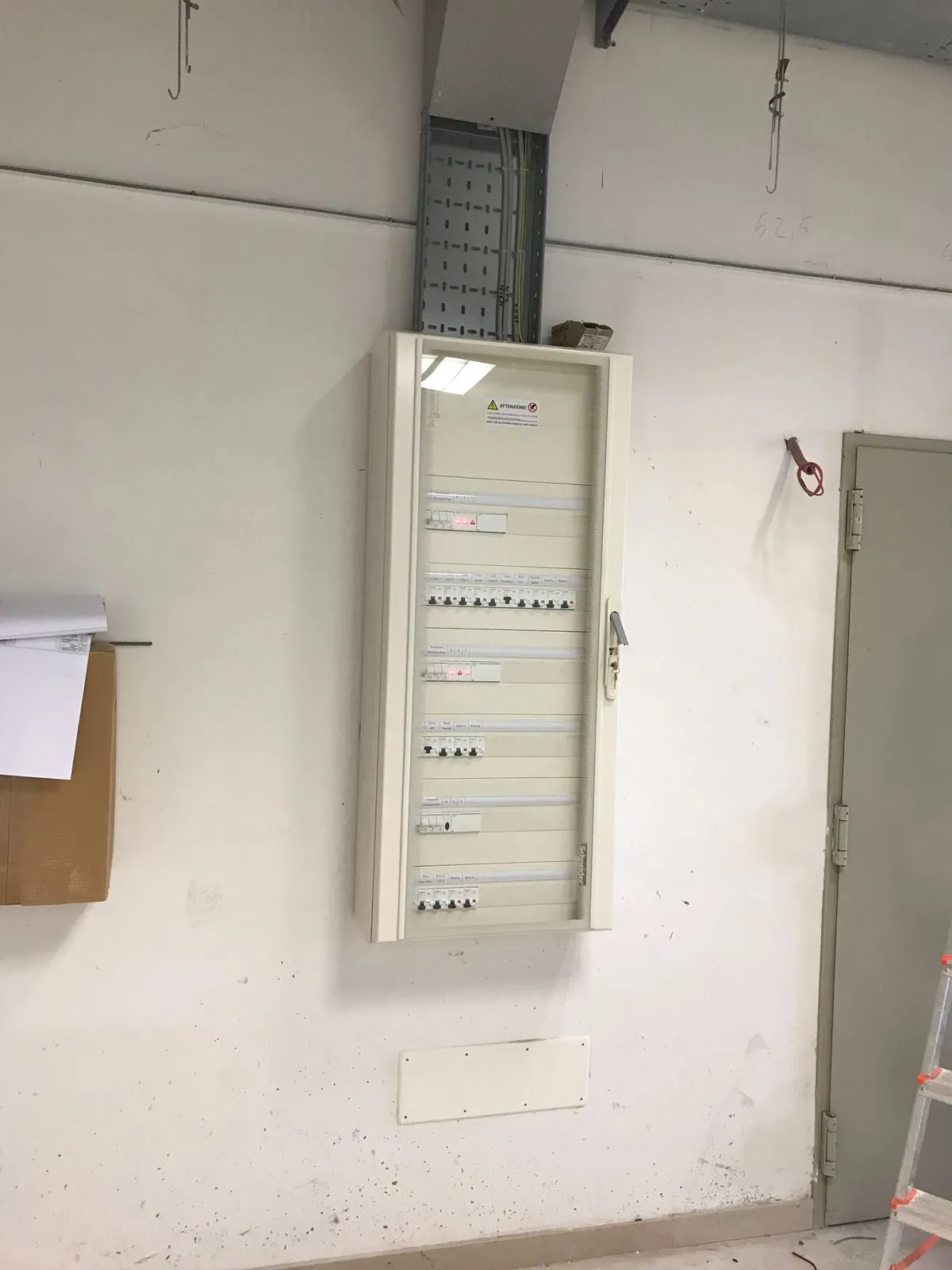 Quadro elettrico a parete, Comando Vigili del Fuoco di Foggia