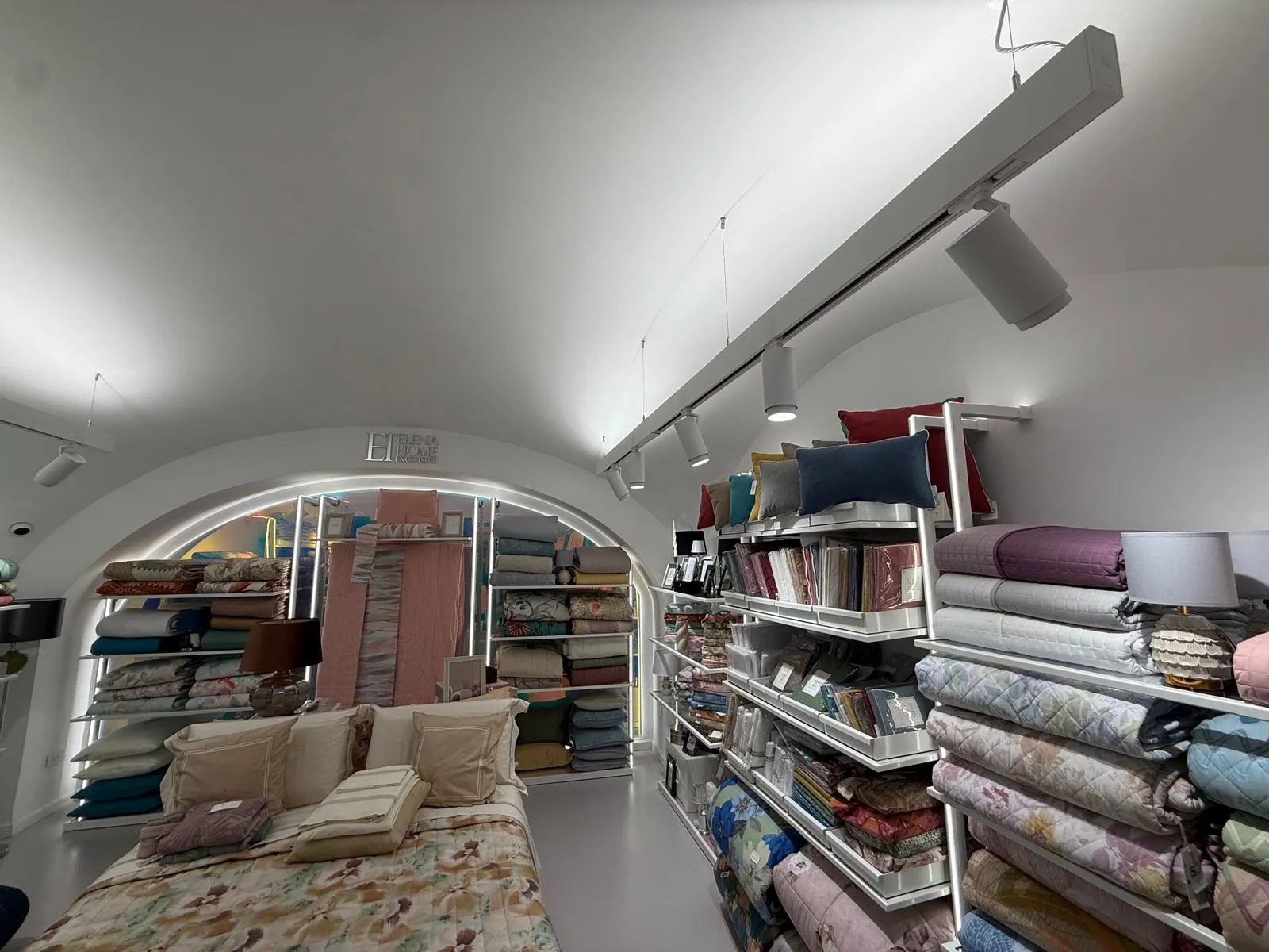 Reparto tessile dello store Elena Home
