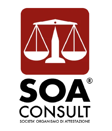 Logo SOA Consult, attestazione SOA