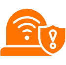 Icona sistemi antintrusione cablati e wireless
