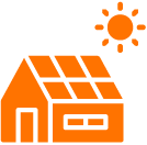 Icona integrazione del fotovoltaico con gli impianti elettrici