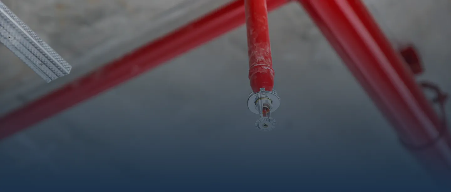 Tubazione antincendio con sprinkler